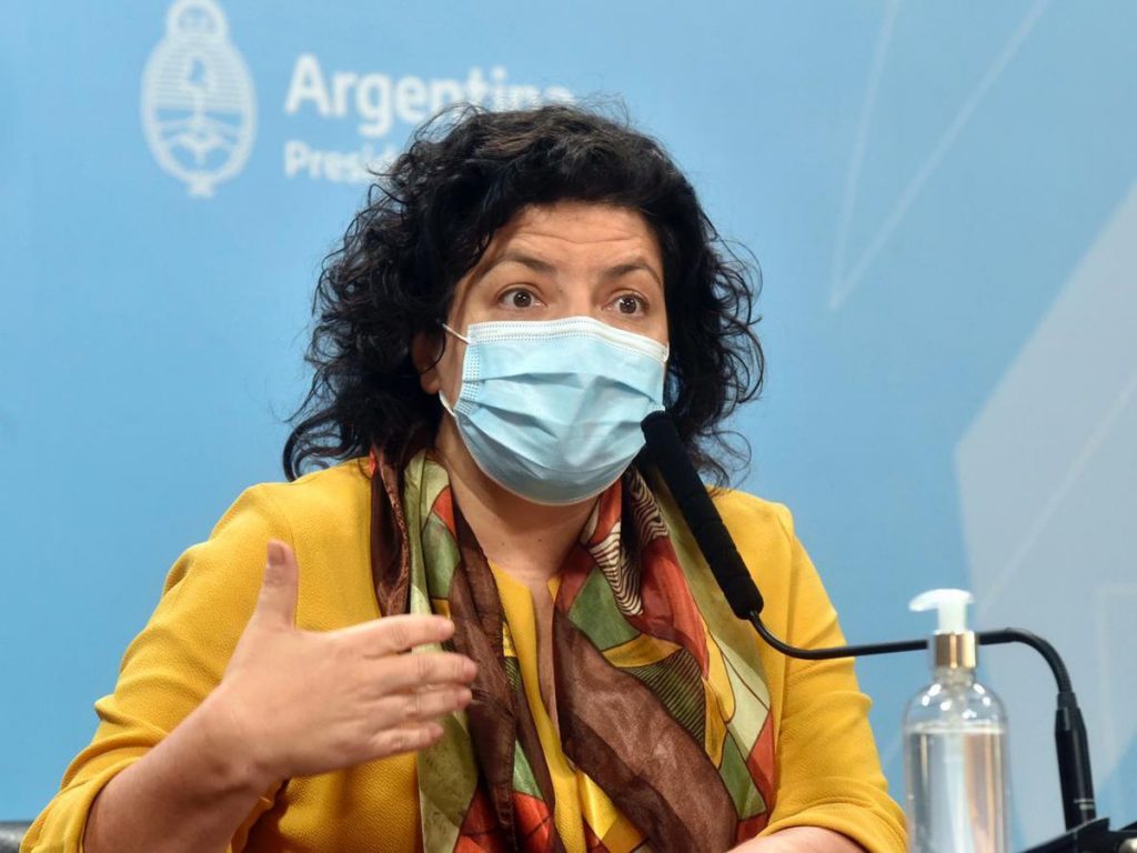 Vizzotti afirmó que la cuarta ola de Covid llegó  a Argentina