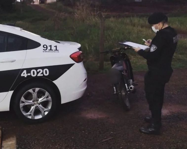 Recuperaron moto robada