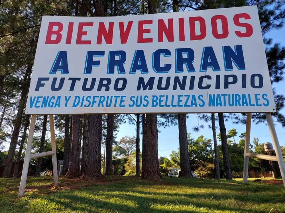 Fracrán es el municipio 78 de Misiones