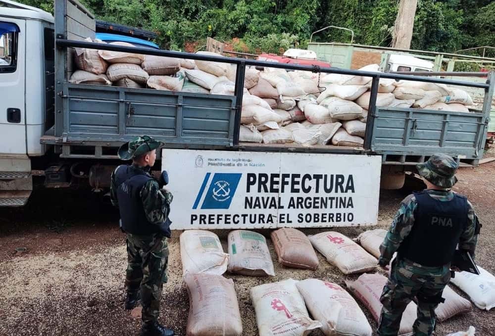 Secuestraron más de 9 toneladas de soja ilegal que iba a exportarse a Brasil