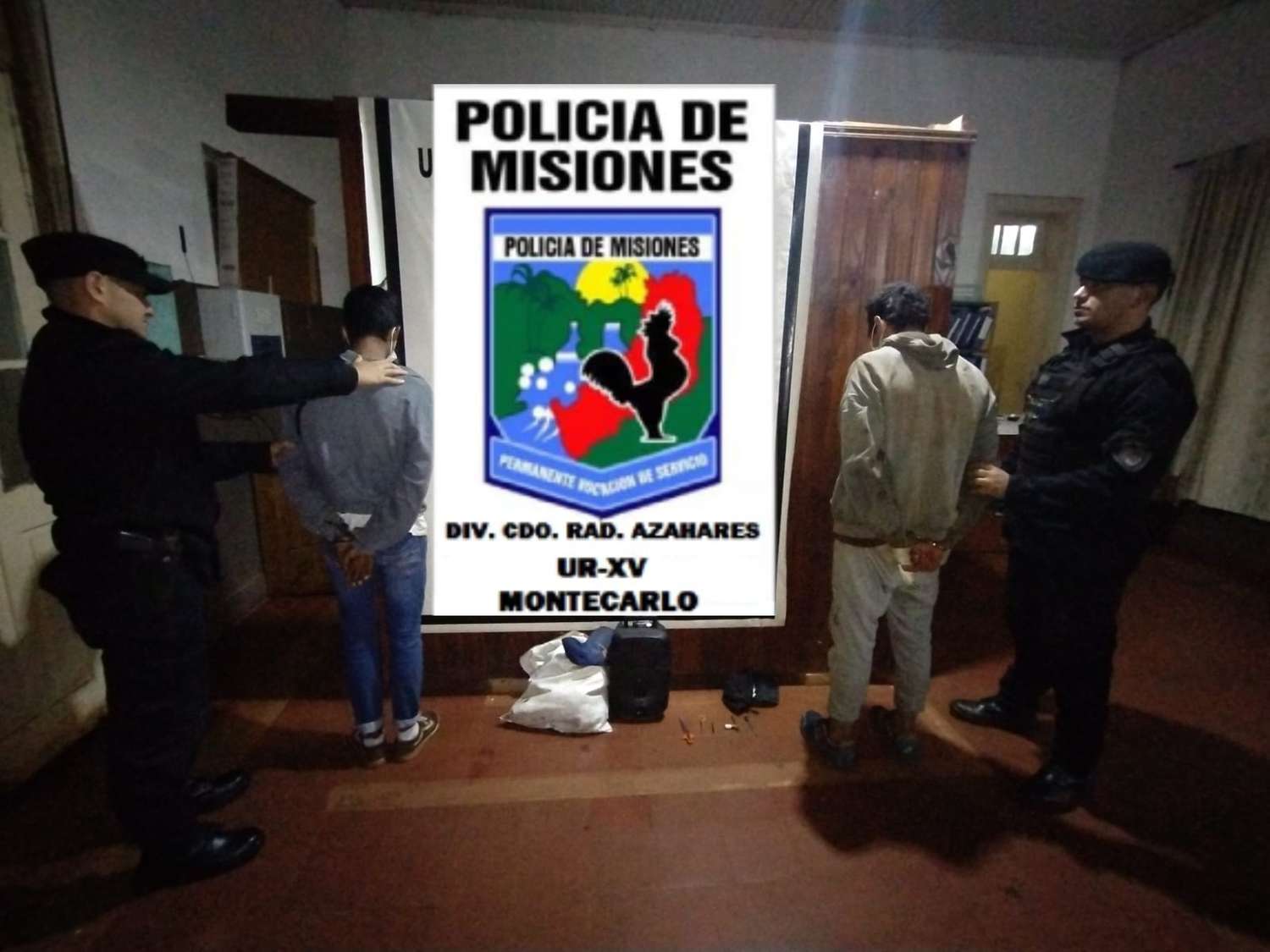 Montecarlo: Dos hombres detenidos por robo