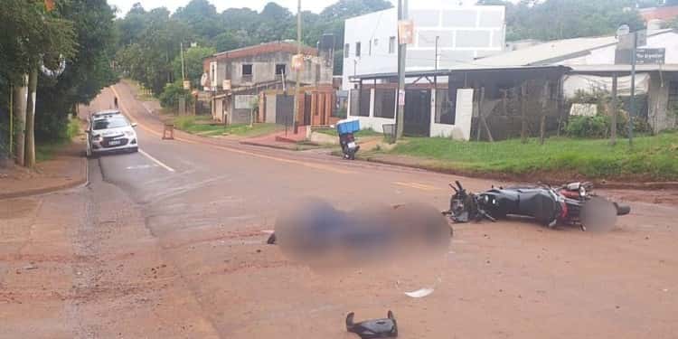 Posadas: un siniestro vial provocó la muerte de un motociclista