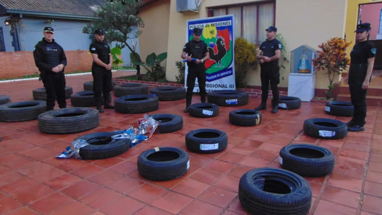 Eldorado | Secuestran neumáticos sin aval aduanero por más de ochocientos mil pesos