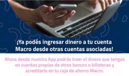 Banco Macro con una nueva apuesta para beneficio de sus clientes desde la APP