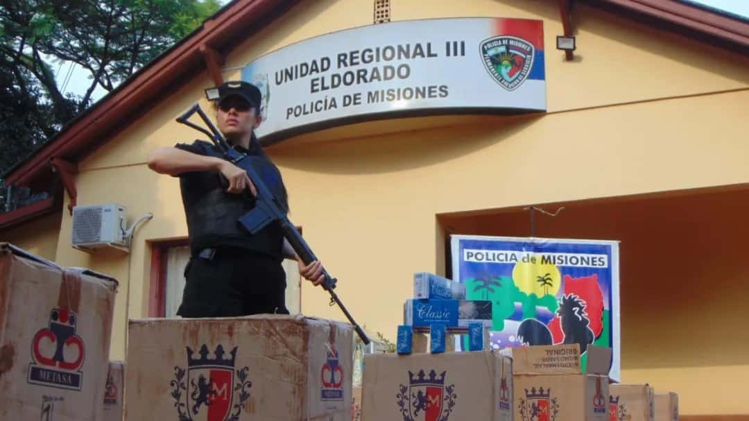 Eldorado | La Policía secuestró una carga de cigarrillos valuada en 9 millones de pesos