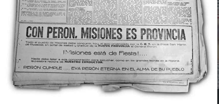 Misiones celebra su 80 aniversario como Provincia