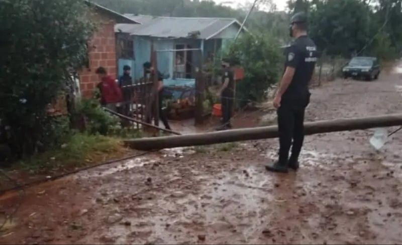 Asistieron a las familias afectadas por el temporal en San Pedro