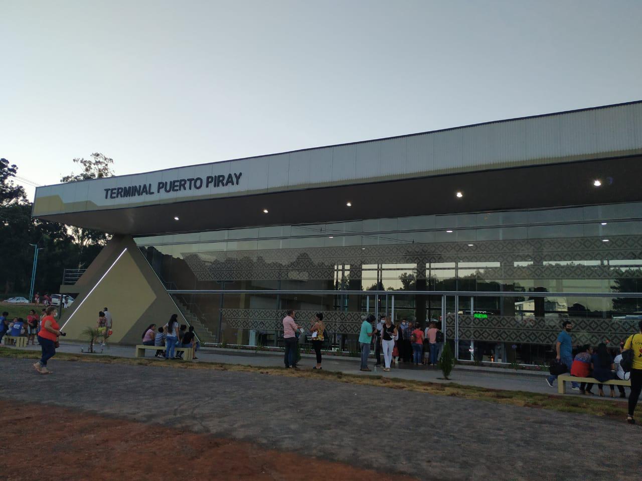 Inauguraron la terminal de Puerto Piray