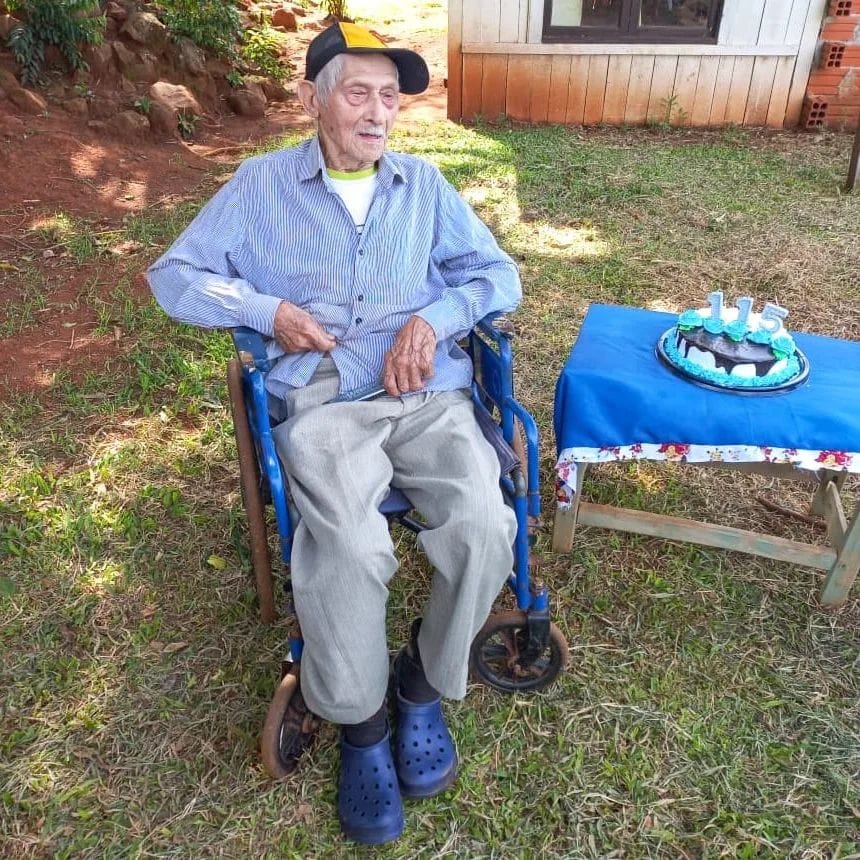 San Vicente: Manuel Moisés Álvez con 115 años es el hombre más longevo del país.