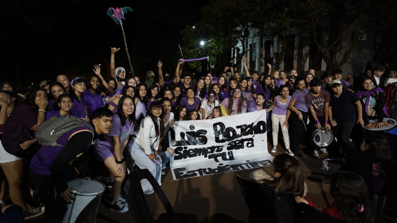 Homenajes y solidaridad con la familia del estudiante Luis Bojcho