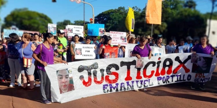 Posadas: Marcharon para pedir justicia por el asesinato de Emanuel Portillo