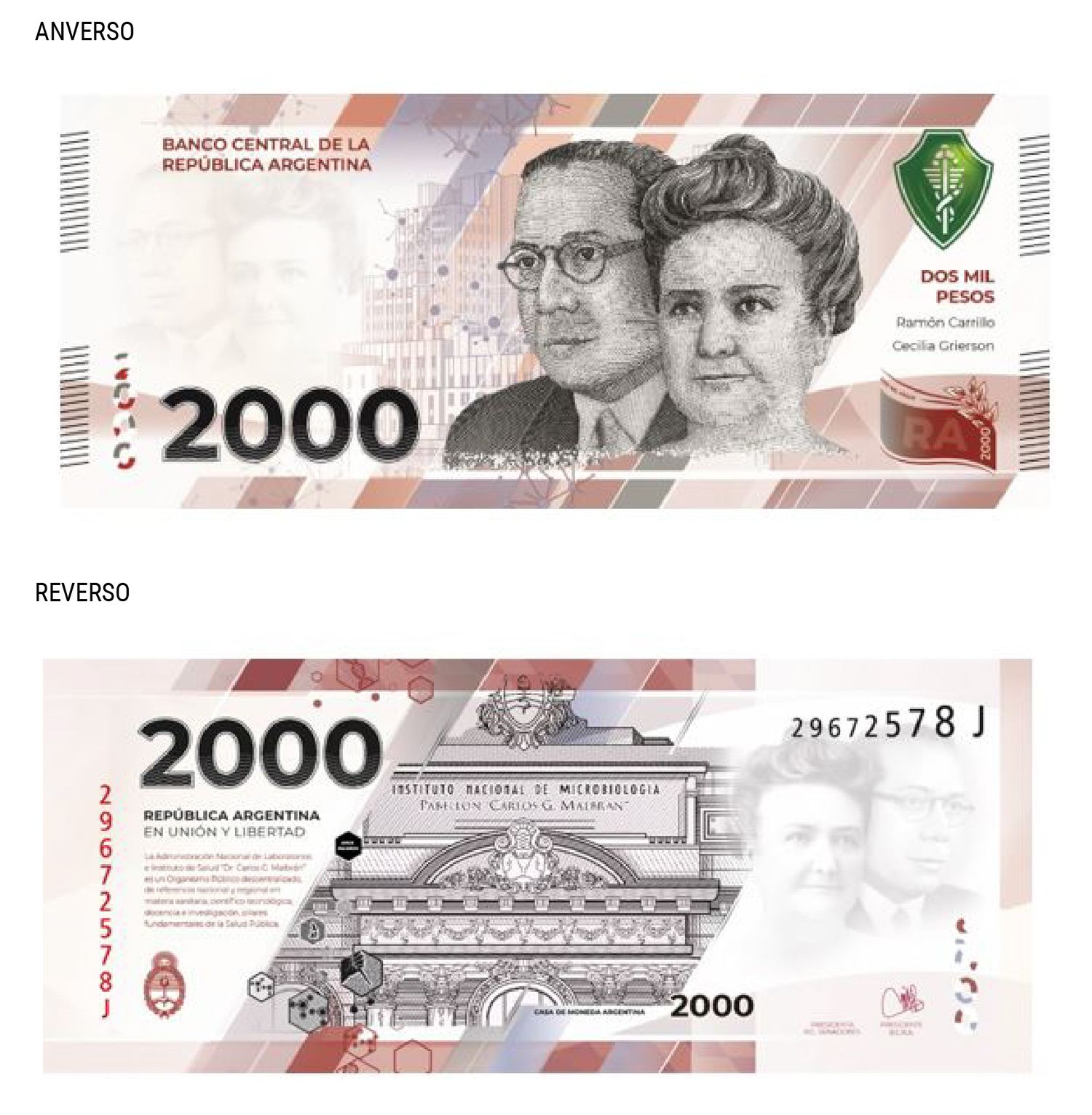 El Banco Central emitirá un billete de 2 mil pesos, poco más de 5 dólares blue de estos días