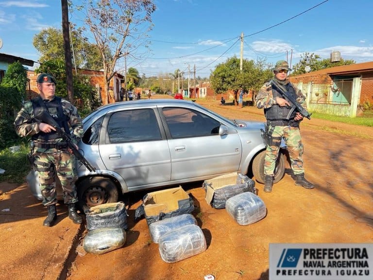 Puerto Iguazú | Secuestraron más de 18 kilos de marihuana: Hay dos detenidos