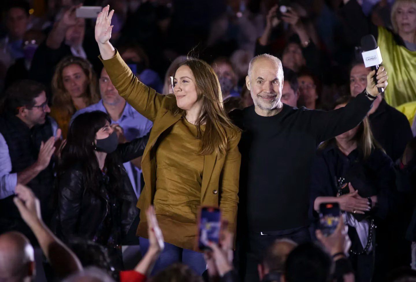 María Eugenia Vidal, anunció su apoyo a la candidatura presidencial de Horacio Rodríguez Larreta