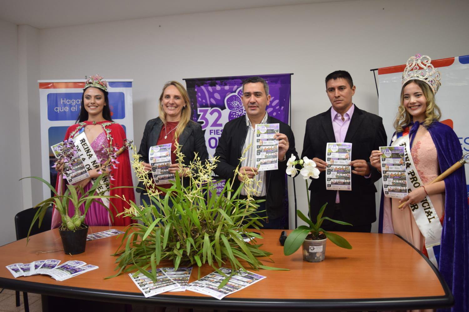 Se realizó el lanzamiento de la 32° edición de la Fiesta Nacional de la Orquídea y 39° provincial de la Flor