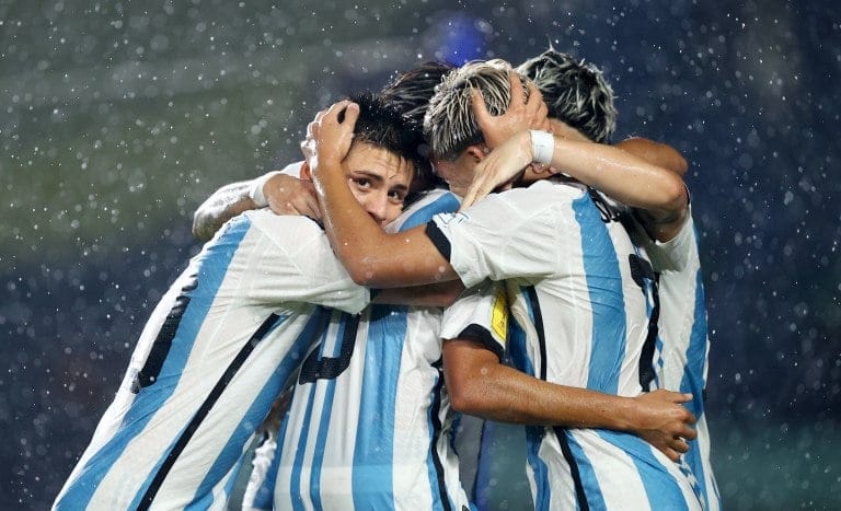 La Selección argentina Sub 17 vence a Alemania y se mete en la final del Mundial