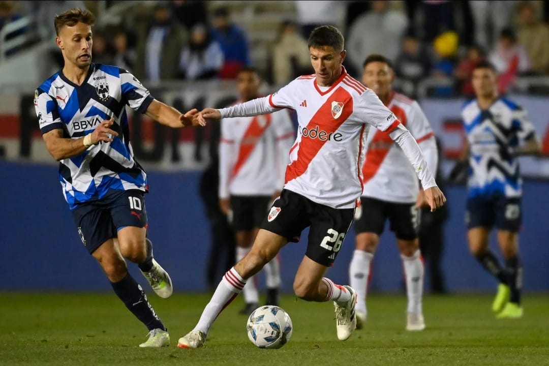 Con un golazo de Herrera, River empató con Monterrey en su primer amistoso de pretemporada