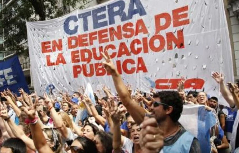 CTERA pide al gobierno que "recapacite" ante el inicio del ciclo lectivo